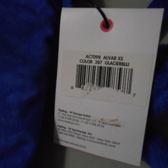 Kipling Alvar XS Glacier Blue Small Crossbody Bag - Picture 8 of 8